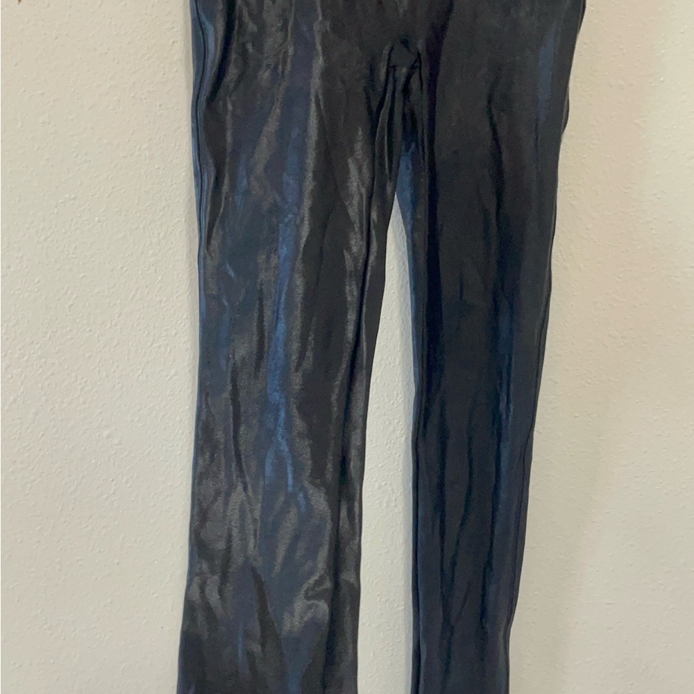 SPANX Black faux leather leggings - Picture 5 of 9